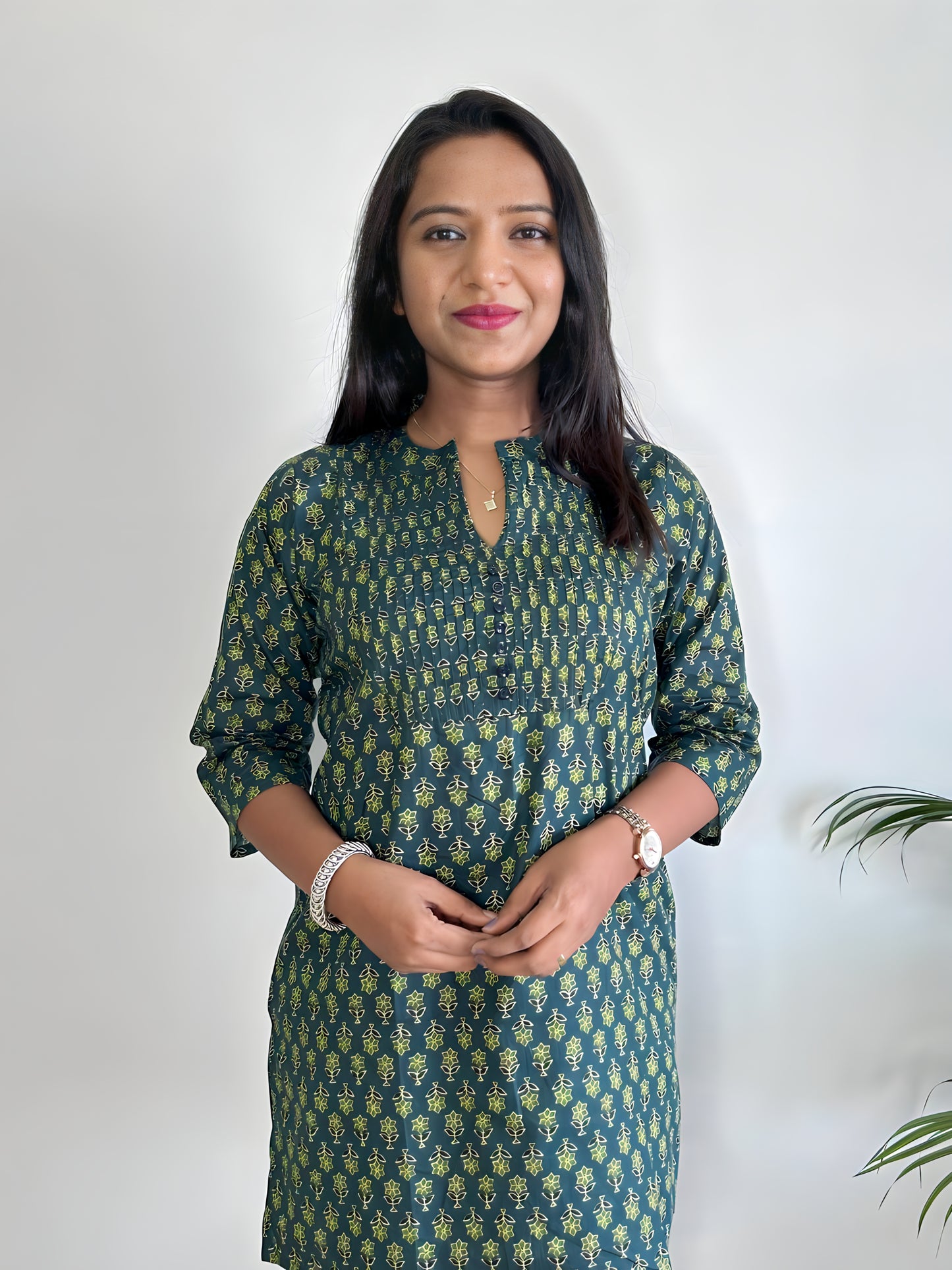 Green Cotton Tunic