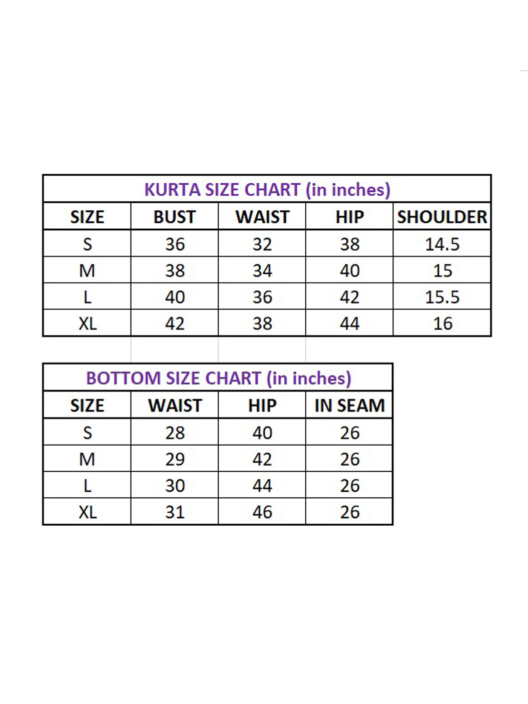 Purple A-Line Kurta Set