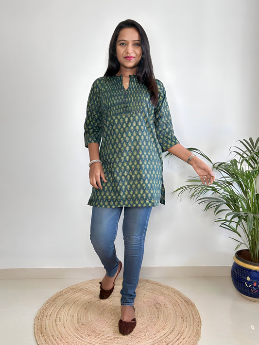 Green Cotton Tunic